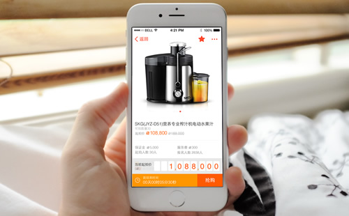 炜创网络科技,出品的钱宝网app雷拍频道|web app|APP设计|APP开发|手机客户端|html5/CSS3